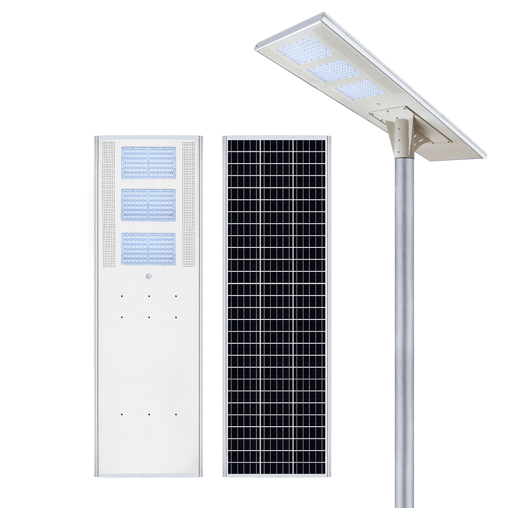 40W 60W 80W интегрированный солнечный уличный свет, интегрированный все в одном солнечной энергии светодиодные уличные фонари наружный корпус