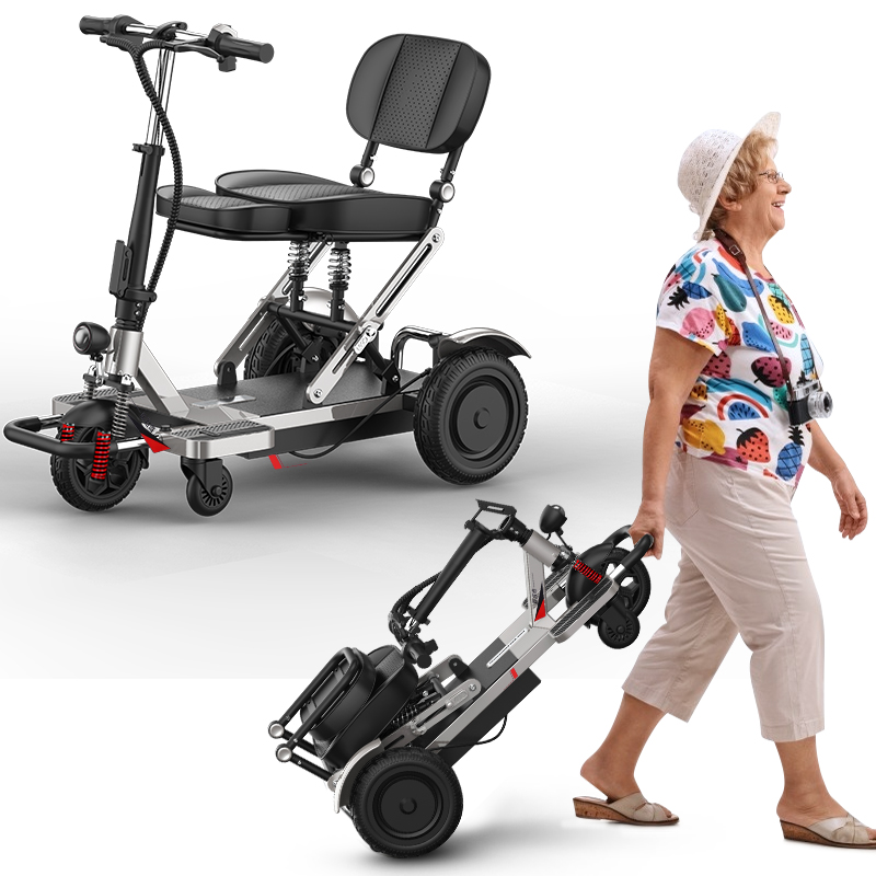 High Capacity Folding Mobility Scooter For Disabled Love Seat Portable Mobility Scooter