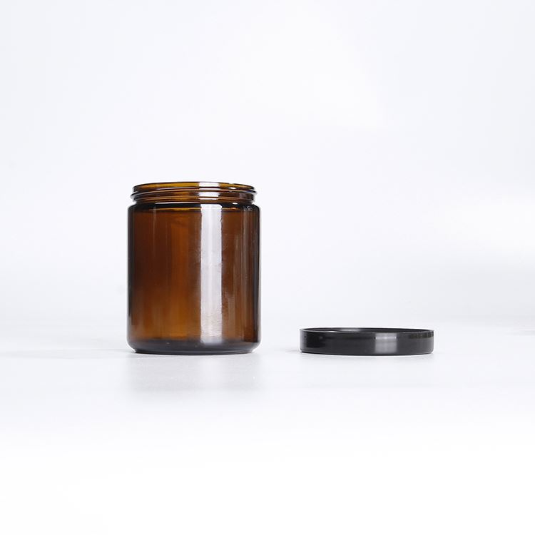 Brown Aromatherapy Candles Holder Wax Candle Jars scented candle for Christmas home decoration Gift