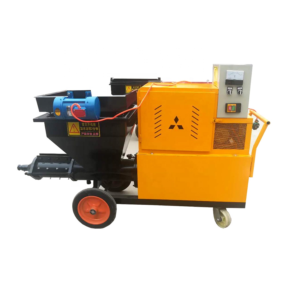 Efficient Wall Spraying Cement Plastering Machine Concrete Screed Spraying Machine For Sale