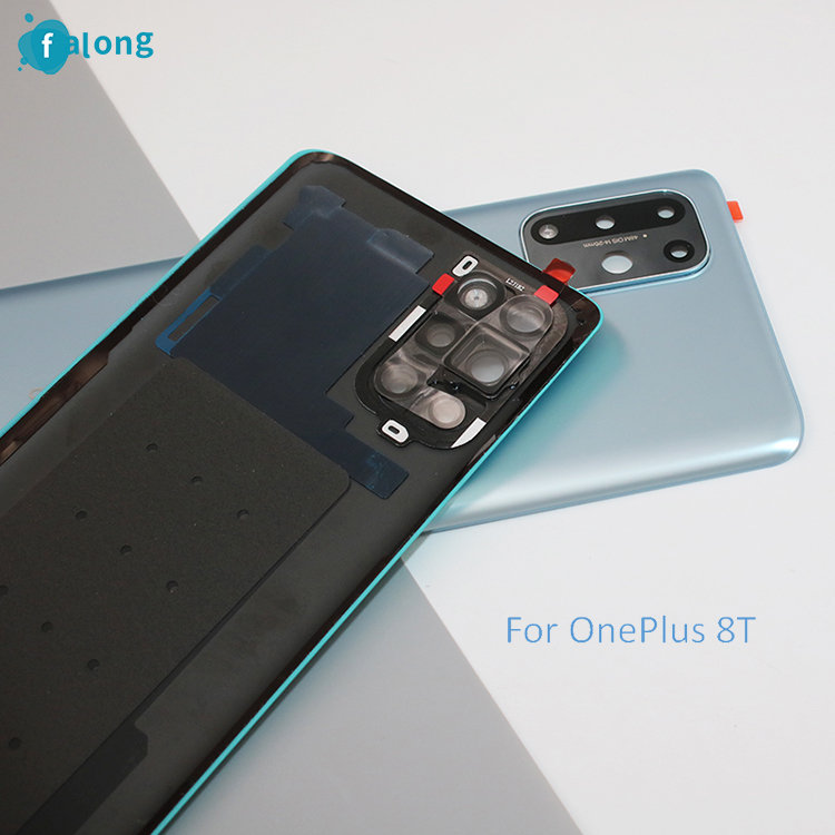 Новое стекло для OnePlus 5, 5T, 6, 6T, 7, 7T, 8, 8T, 9 Pro, Крышка батарейного отсека, задняя крышка корпуса, ремонт, Замена задней крышки