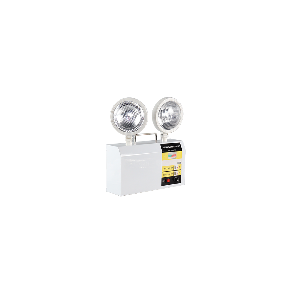 2 Heads With 2w LED Rechargeable Emergency Twin Spot For Emergency Light