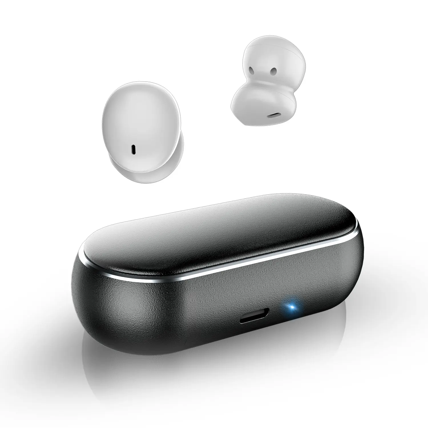 The Latest And Best-selling Wireless Bluetooth Headset Bluetooth 5.0 EDR TWS Noise Reduction Compact Metal Case