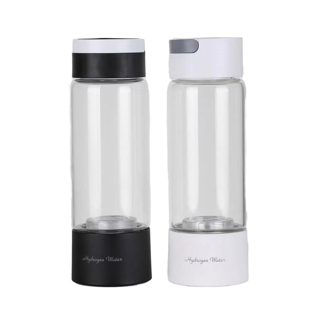PEM /SPE Hydrogen rich water bottle 380ml 1800mah battery with hydrogen breathing option hydrogen Rich water generator KAMAMUTA