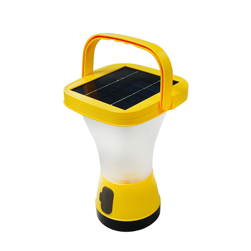CE Rosh Li-ion battery 360 degree lighting solar lantern with mobile phone charger SOS emergency use