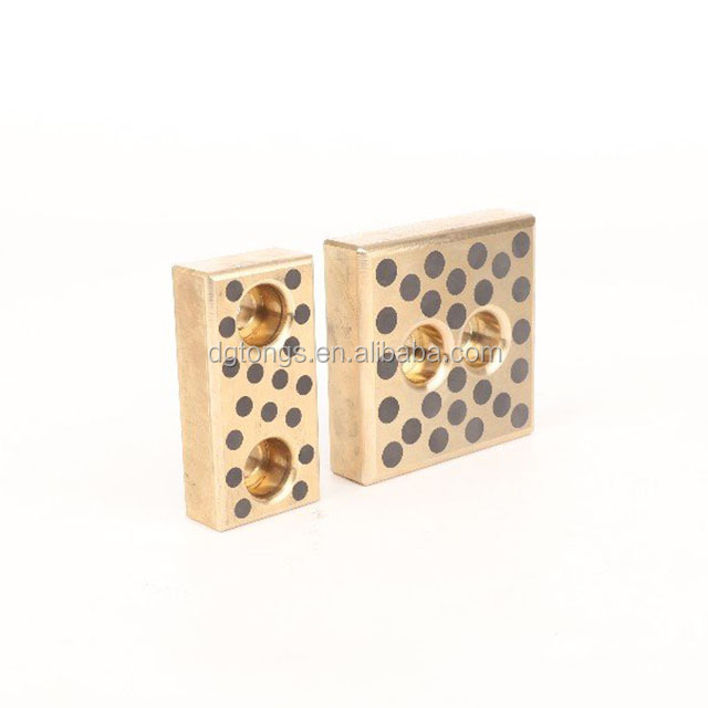 Rugged Oil Free Graphite Bronze Oil Free Cooper Alloy Sliding Block Wear Slide Plate For Die
