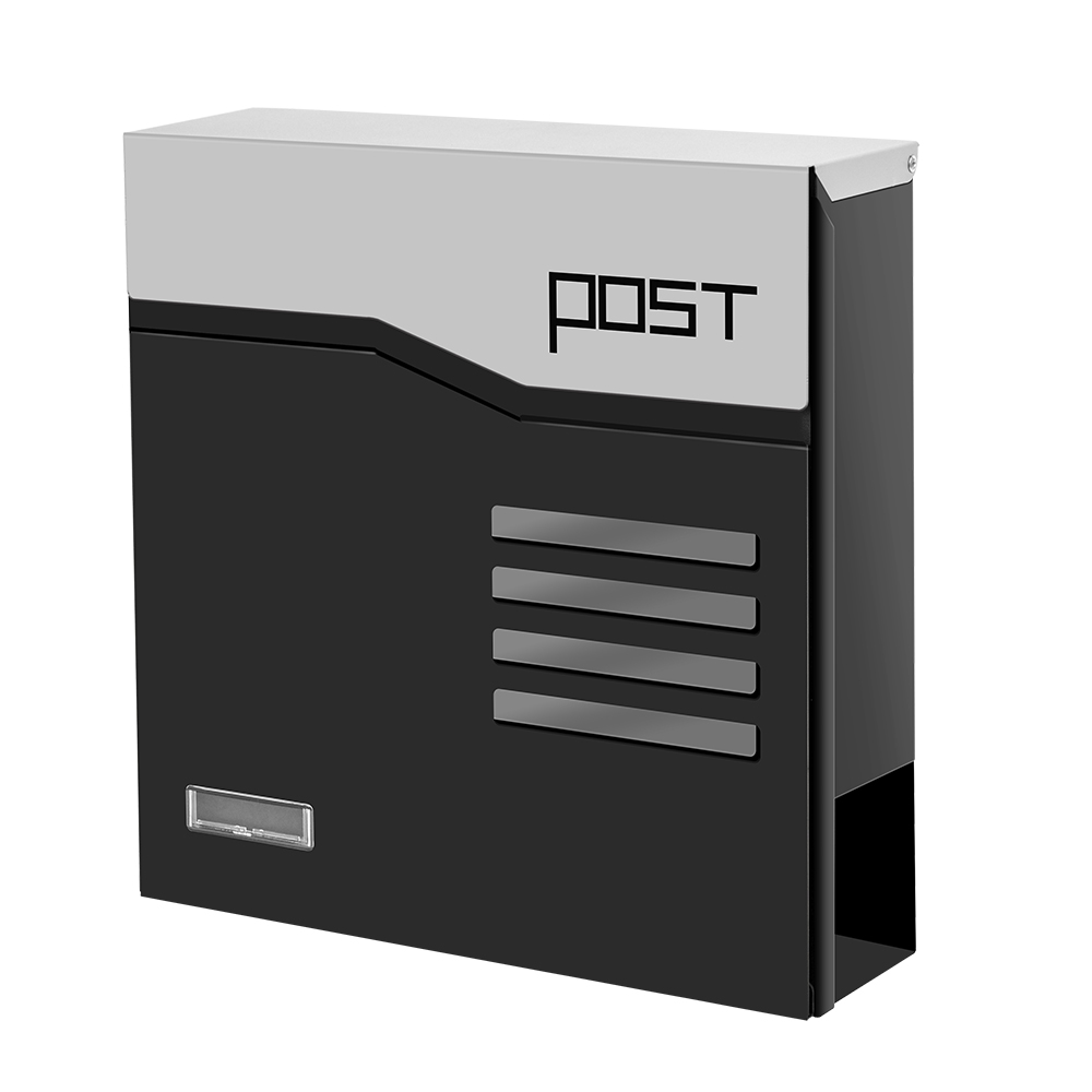 modern outdoor mailboxes residential Houses Outdoor metal wall mounted metal mailbox mail post box