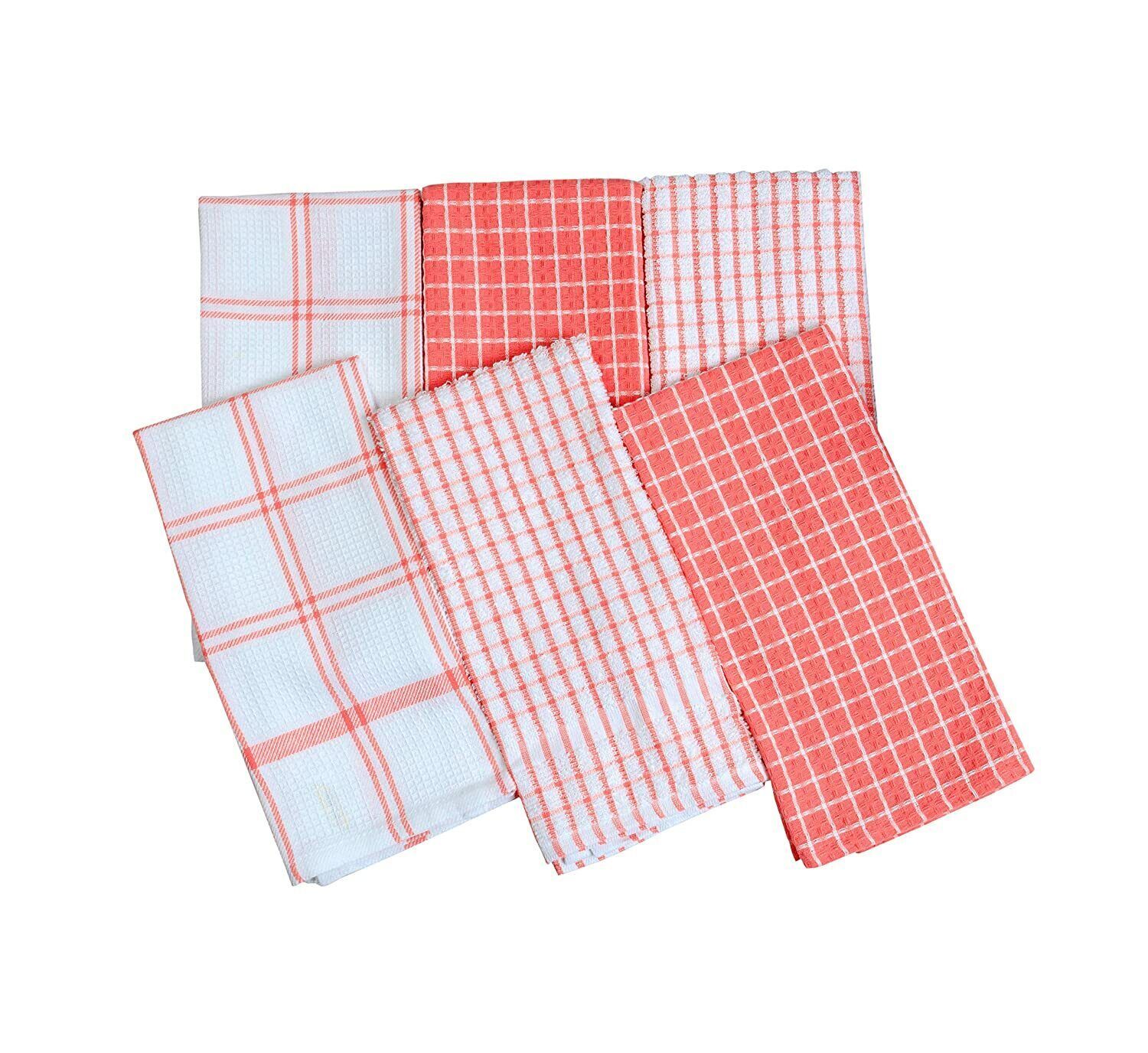 Microfiber Towel Set of 6 Pieces Cotton Kitchen Cleaning Towel 88% PES 12% PA Microfiber Printed Cloths