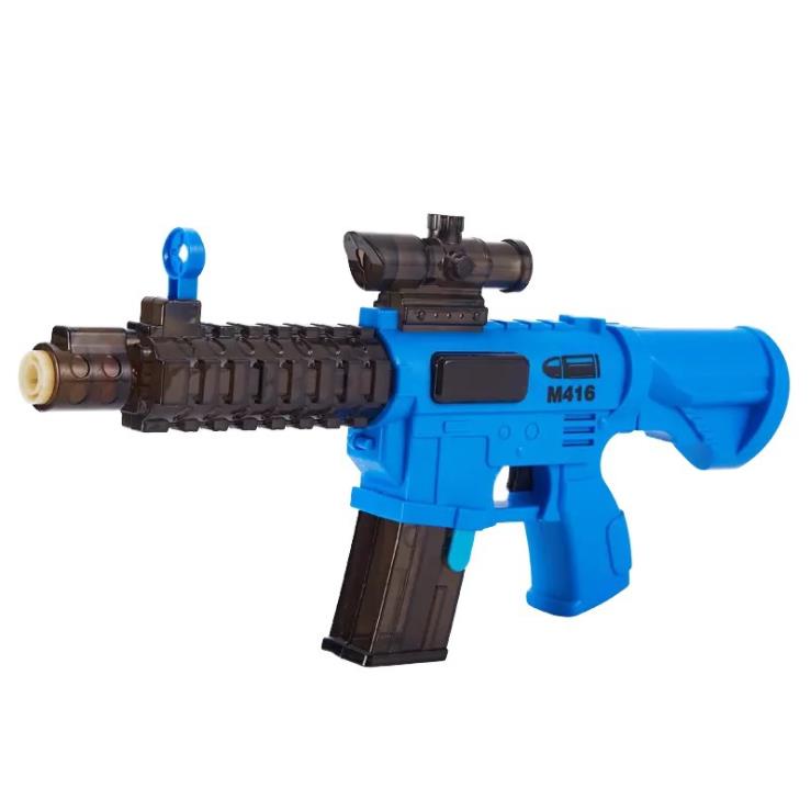Детская игрушка M416, пузырьковый пистолет, Электрический автоматический игрушечный пистолет со звуком и светом, оптовая продажа
