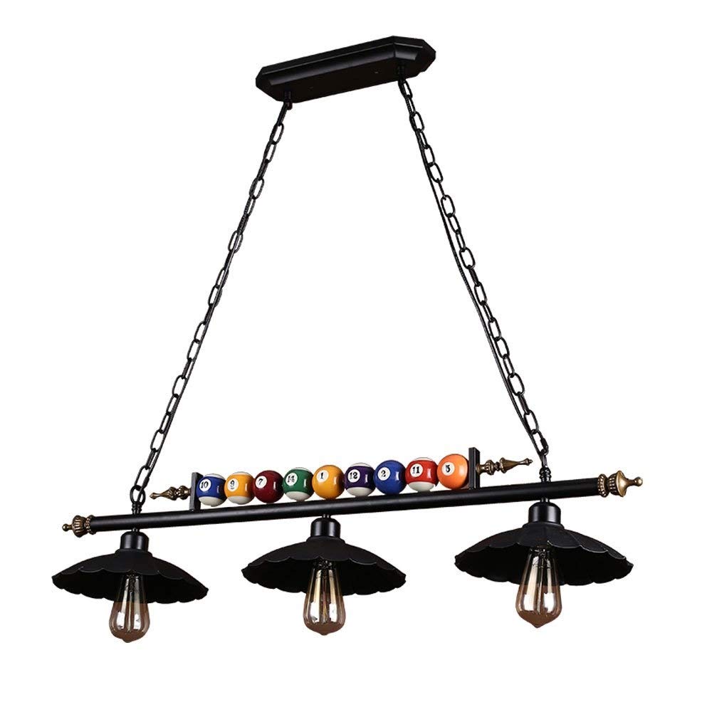Hot sale American Vintage island hanging pool table lamp Billiard pendant light snooker table chandelier