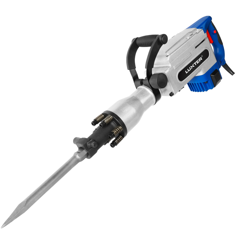 LUXTER 1700W Industrial Heavy Duty Electric Jack Hammer Demolition Hammer Demolition Power Hammer Breaker Portable