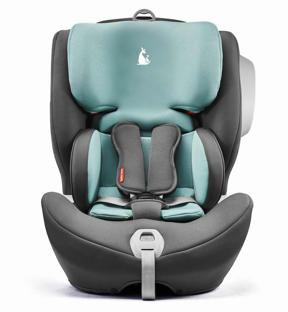 Детское автокресло FIRST EURO KIDSSAFETY I-size V507E, зеленое, 76 -150 см, с ISOFIX и TOP TETHER, детское автокресло