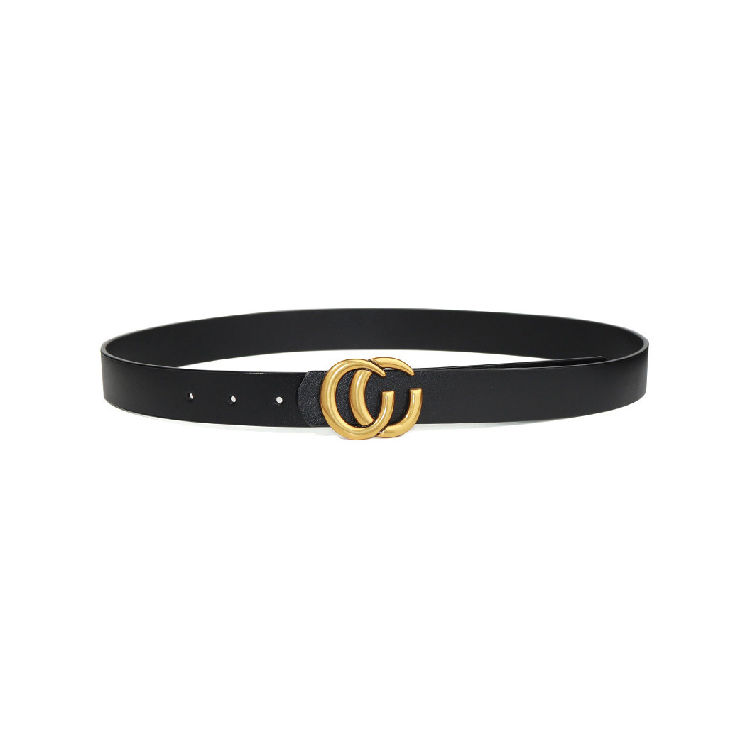 Hot Sale New Trendy Unisex Belt Solid Color High Quality Waistband Men Women Designer Fashion Belt Luxury