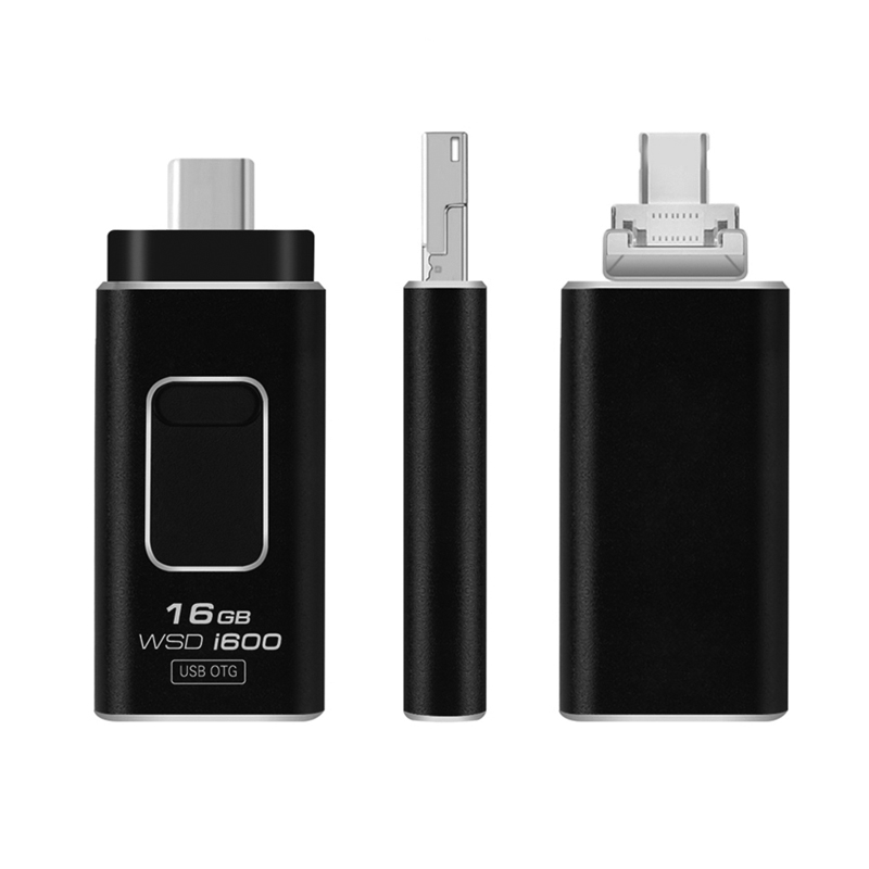 Многофункциональные 4 в 1 OTG Usb флэш-накопители, Флешка 32 Гб 64 ГБ