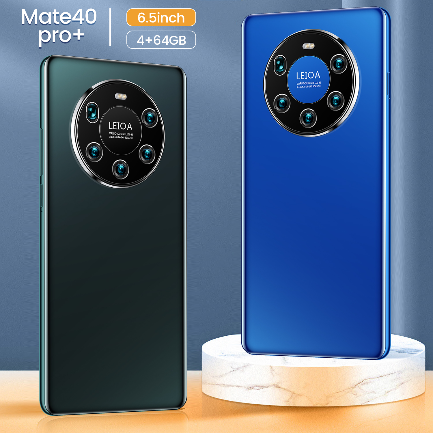 2021 новая горячая распродажа Mate40Pro + 4 + 64 Гб 6,5 дюймов Android10 Оригинальный разблокированный смартфон 5g Две сим-карты OEM huwai мобильные телефоны 3000 мАч