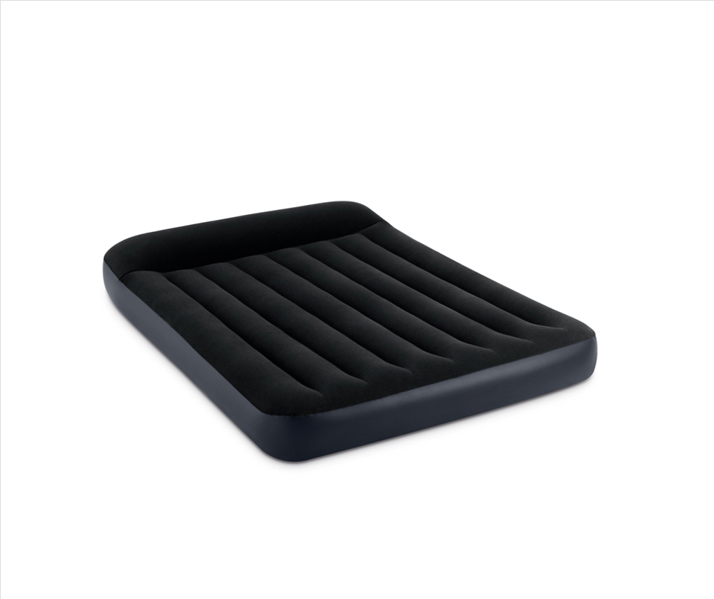 Intex 66768 Inflatable Double Mattresses Premium Flocked Camping Pump Pillow Rest Olassic Airbed
