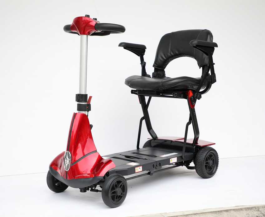 factory price adult 4 wheel folding electric tricycle portable mobility scooter