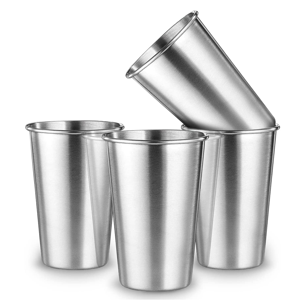 8oz 12oz 16oz BPA бесплатно здорового Небьющийся изготовленным на заказ логосом из нержавеющей стали пивные бокалы чашки пивной стакан кружка