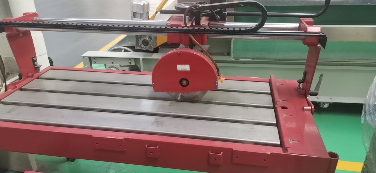 desktop ceramic tile marble granite stone semi-automatic portable cutting machine for 180mm blade 1200 length