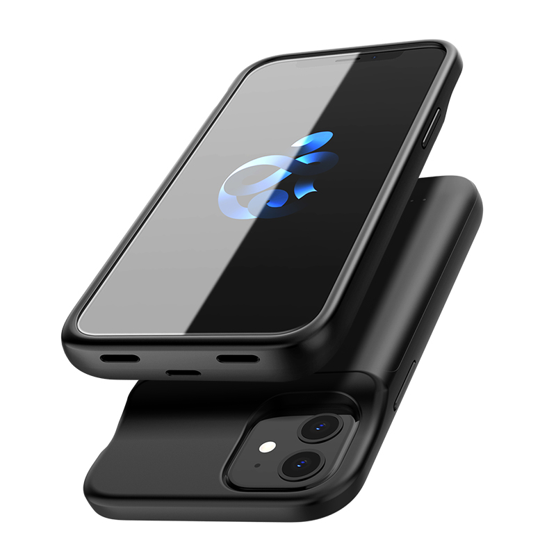 Хит продаж, чехол с питанием для iphone 12 mini, 4700 мАч, черный ТПУ, Полностью покрывающий дизайн, чехол для iphone 12/12 pro, 4800 мАч