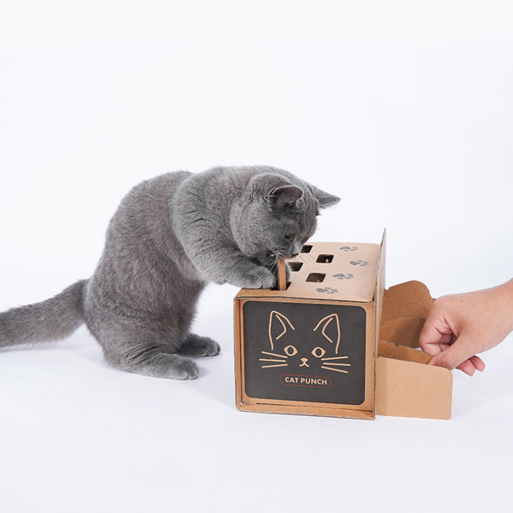 Картонное кошачье интерактивная игрушка Кот играть в кошки на крота"