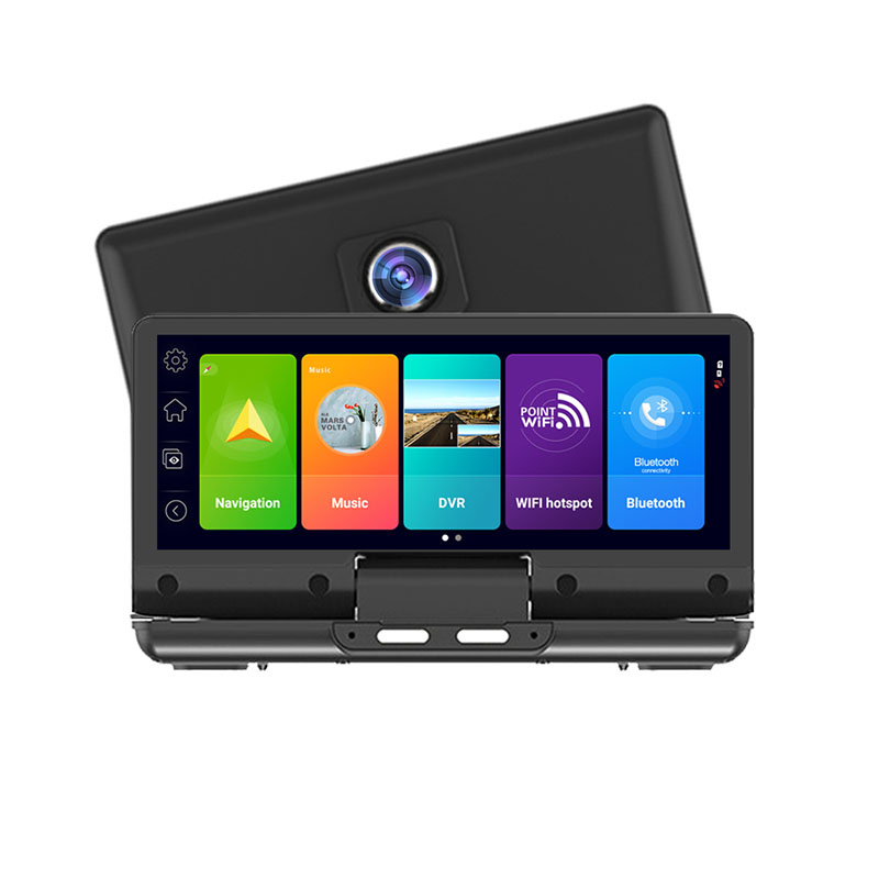 6.86" IPS 4G Car GPS Navigation Android 8.1 DVR Camera WIFI BT Full HD 1080P Dual Lens Rearview Camera Free Maps