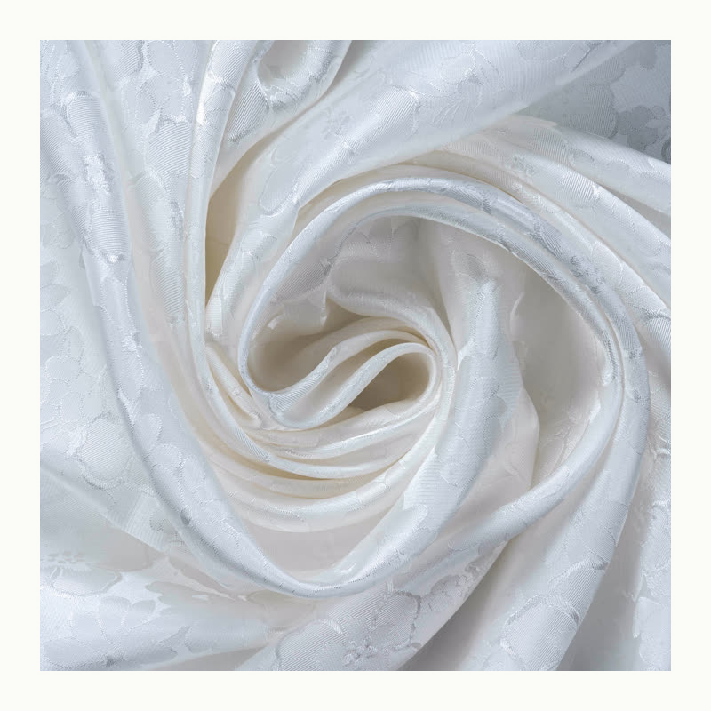 Floral print soft smooth 21%silk 79%rayon 180815 factory direct sales silk rayon jacquard fabric