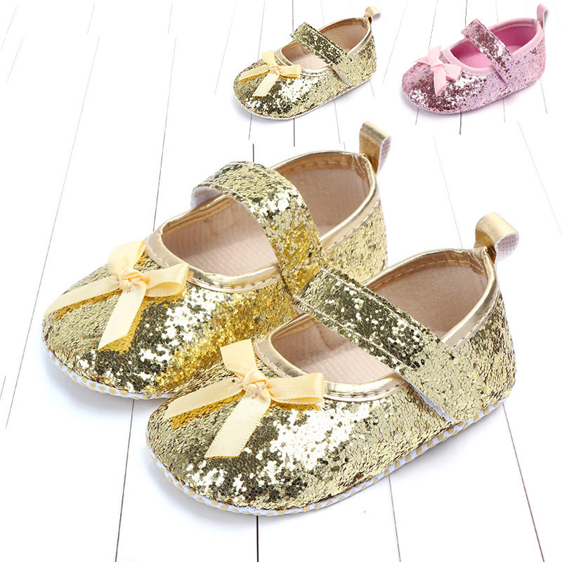 Wholesale Quality Soft Sole Prewalker Walking New Born Girls Casual Baby Dress Shoes