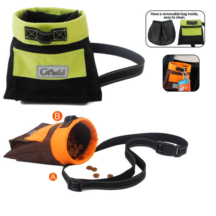 Multifunctional Pet Treat Pocket Travel Camping Portable Nylon Dog Training Bag