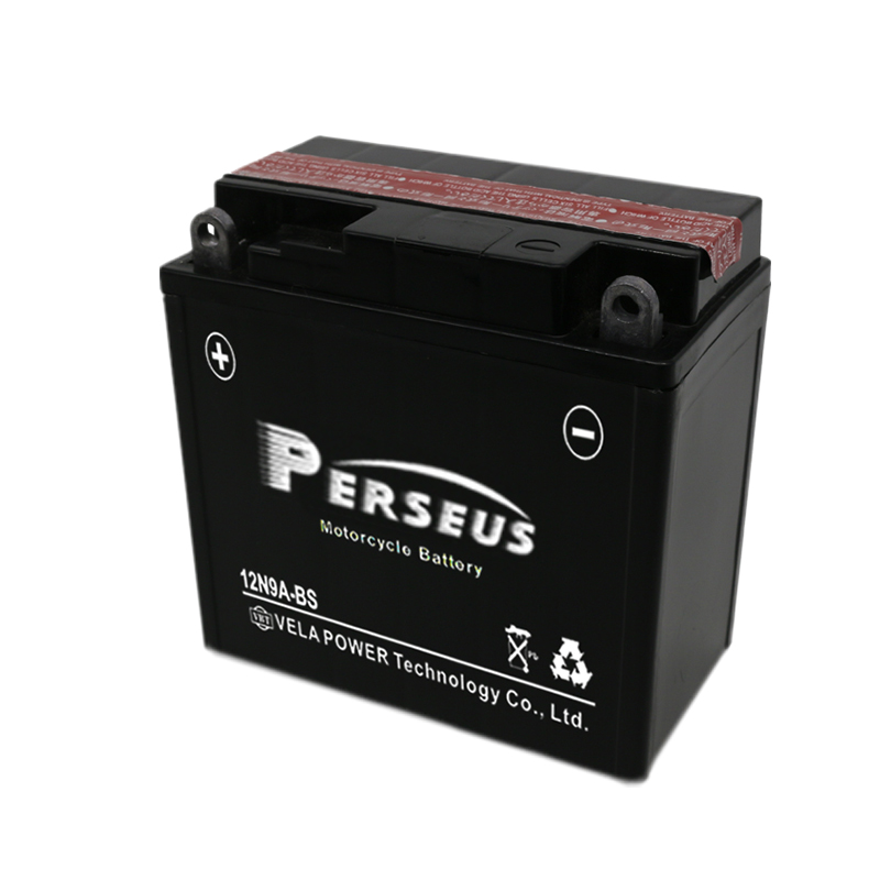 Top quality 12V 9Ah rechargeable motorcycle battery 12n9 DRY Charged maintenance free battery