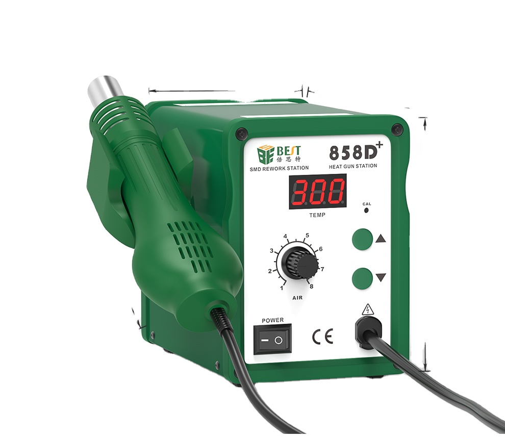 ODM 858D+ China supplier SMD temperature adjustable solder removal station for Mobile Electronic Repair