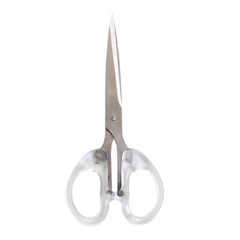 Wholesale Stainless Steel Scissors Office Household Paper Cutting Scissors Plastic Handle Kids Student DIY Scissors