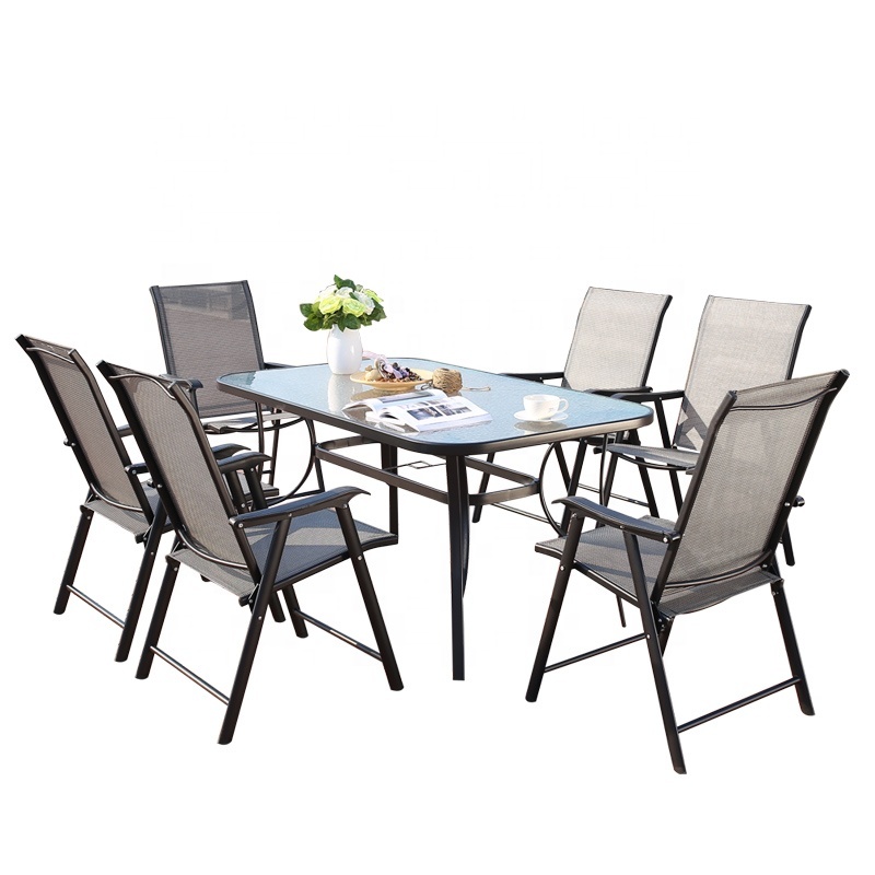 China Manufacturer Furniture Garden Rattan Wicker Patio Dining Waterproof Customized Garden Set
