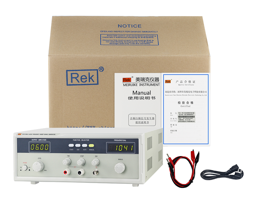 Недорогой генератор сигналов REK RK1212BLN 20 Гц ~ 20 кГц 20 Вт