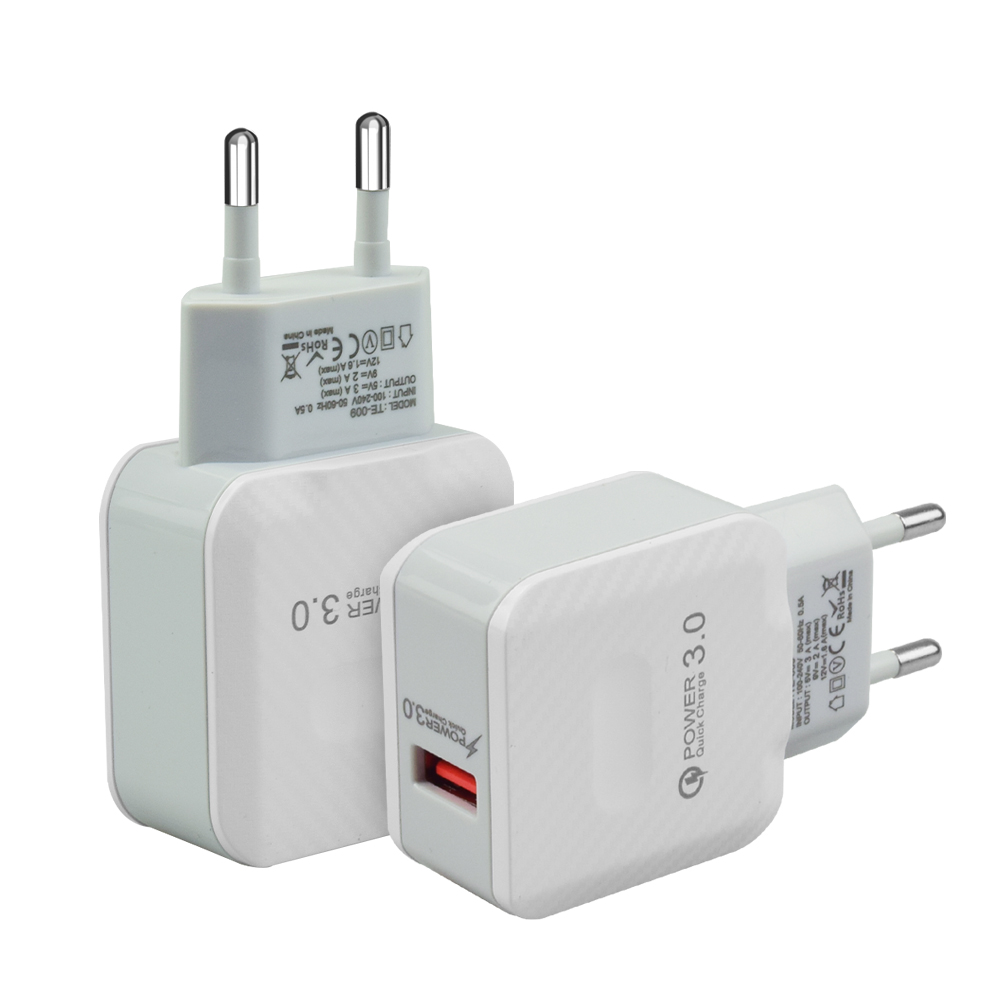 Wholesale QC 3.0 USB Charger Fast Charging Wall Charger