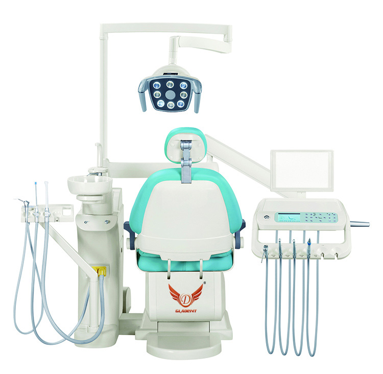 Portabl Dental Unit Chair with X-Ray Film Viewer