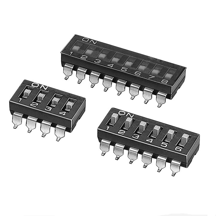 8 полюсов DIP переключатель A6S-8104-H