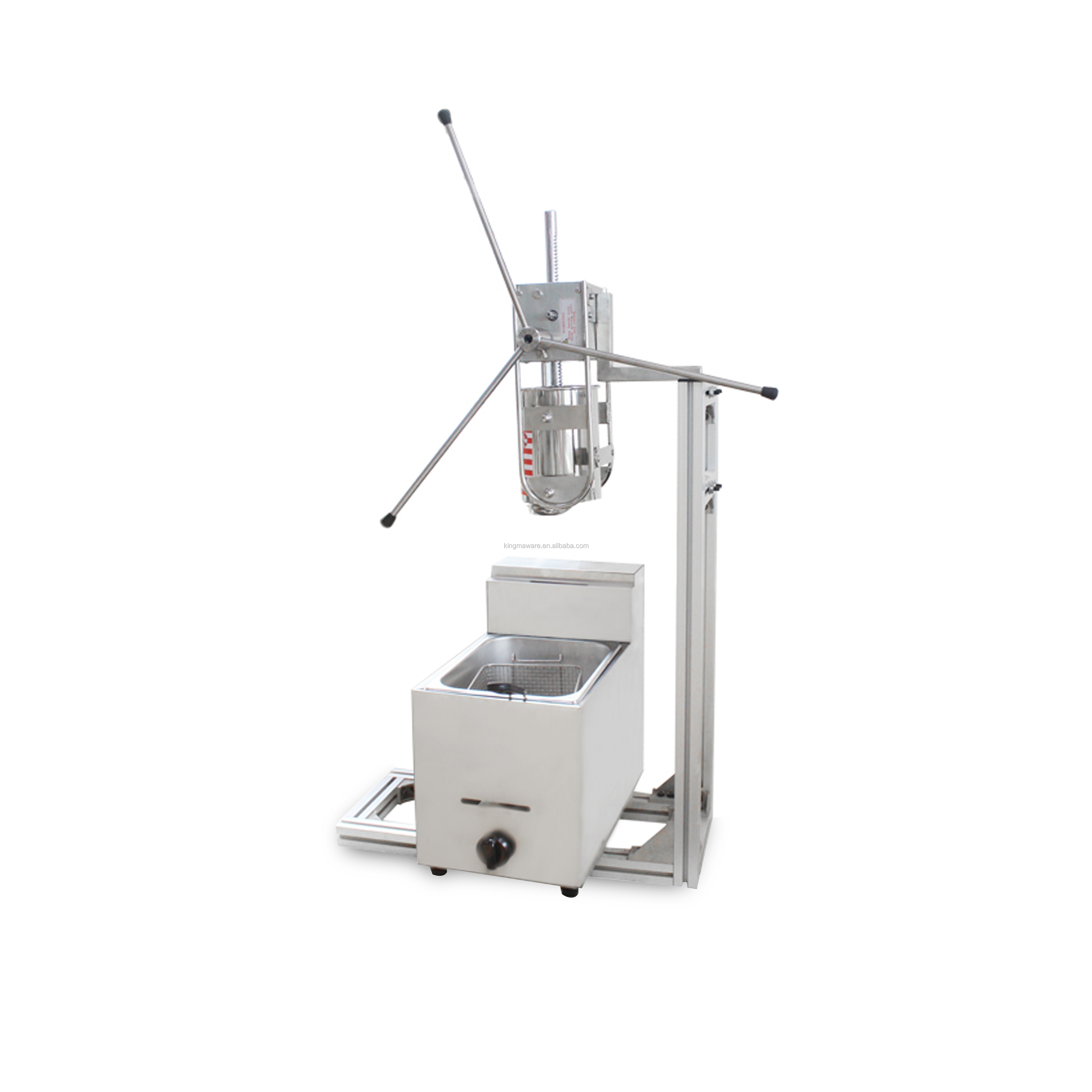 Испанская Чурро машина с 6L газовая фритюрница с двумя решетками, churro machinewith 3 разных моделей