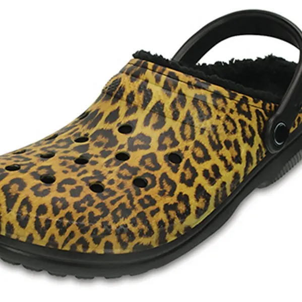 Sexy Leopard Printing Women EVA Injection Shoes Clogs