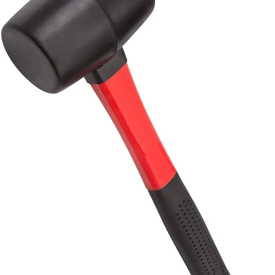 RTS 16oz Rubber Mallet With Fiberglass Ball Peen Hammer