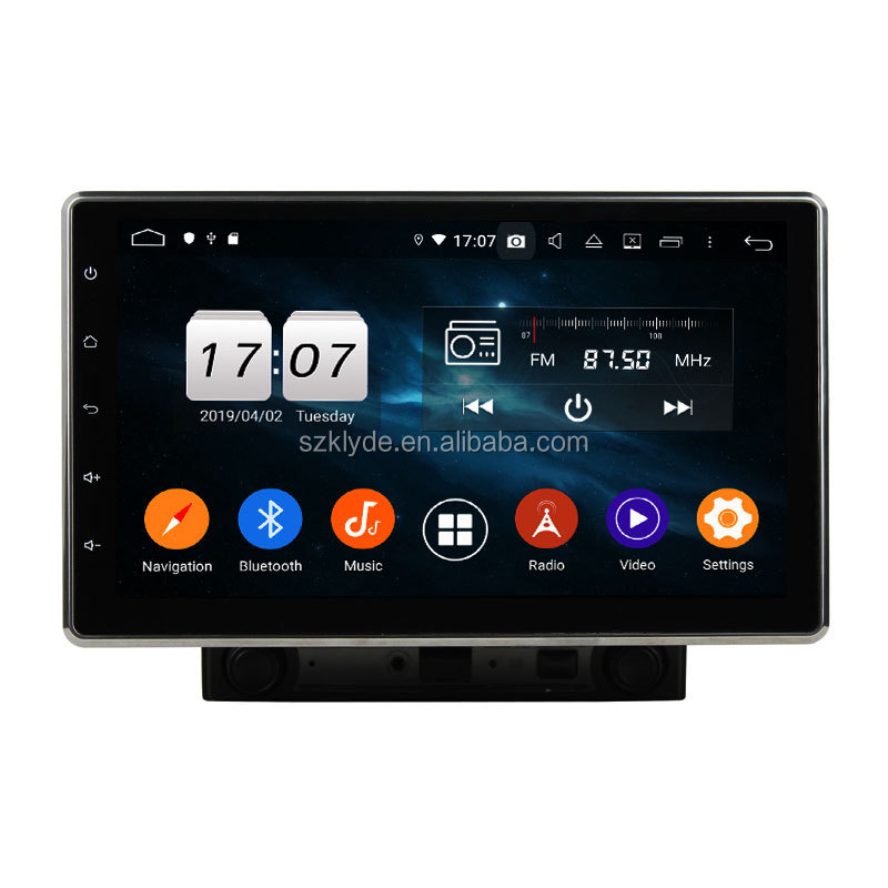 KLYDE PX6 4/64G вкладыш 2Din Универсальный 10,1 дюймов Android 9 навигации автомобиля DVD плеер с Зеркало Ссылка