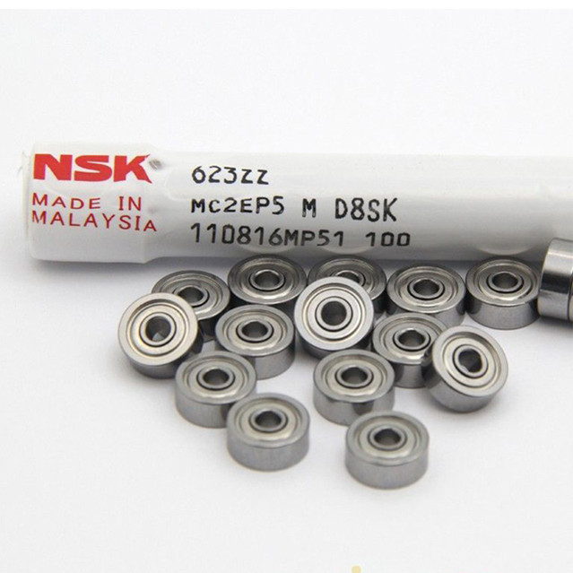 Подшипник из нержавеющей стали nsk 623zz, шарикоподшипник с глубоким желобом, миниатюрный размер 3x10x4 мм, двойная защита