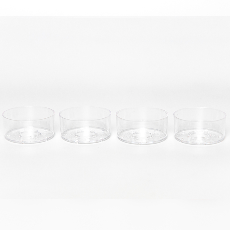 eco empty clear religious plastic tealight candle cups container