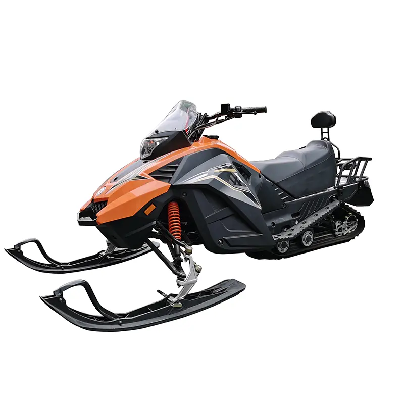 Hot sale electric snow scooter gas snowmobile Chinese snowmobile for adult / kids quad bike