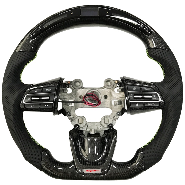 Custom Most Sold Product Car Interior Accessories Carbon Fiber Car Steering Wheel For KIA Stinger GT