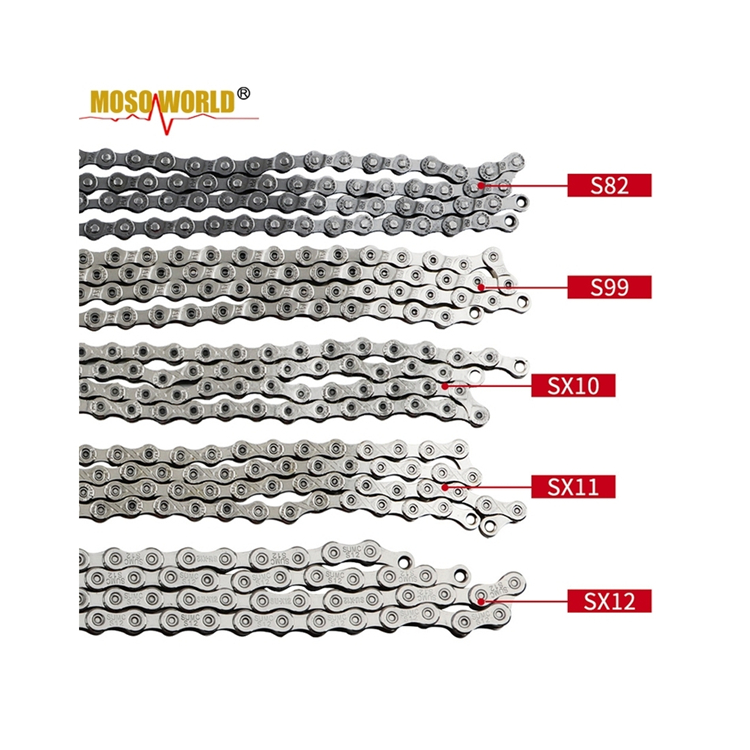 Professionals Ultralight 8 9 10 11 12 Speed Cycling Chain 116l Silver Gold Mountain Road Bike Chains