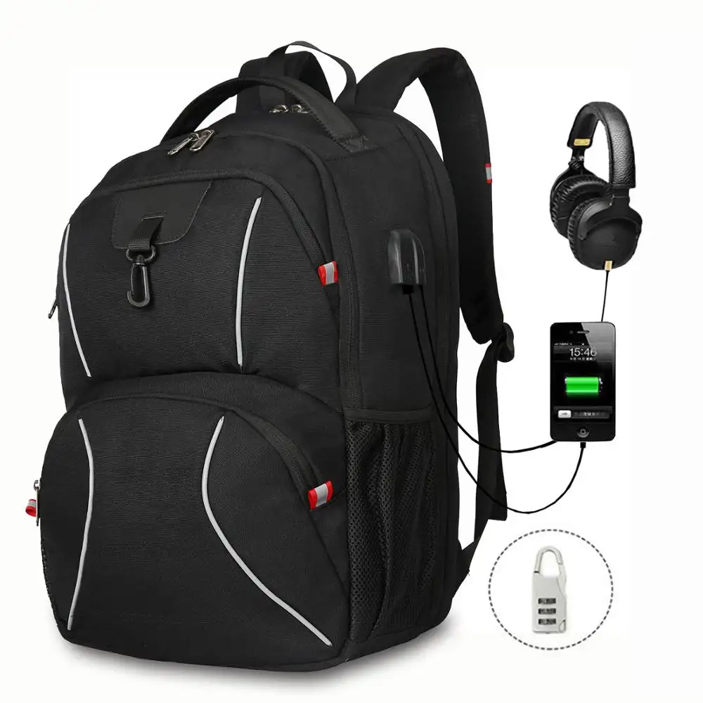 Backpack Hot Selling Laptop Backpack School Backpacks With USB Headphone
