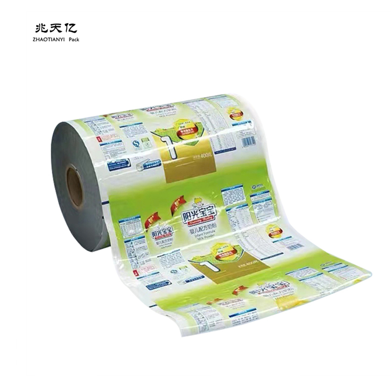 Factory Supply Packaging Printing Customized Food Packaging Film Roll for Milk Powder