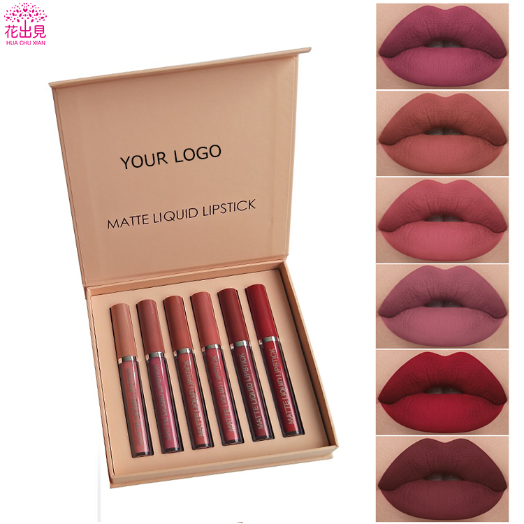 Wholesale Oem Makeup Vegan Lip Gloss Set Combination Matte custom lipstick set