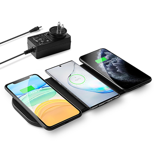 Powerstrip с защитой от перенапряжения, длинный шнур с беспроводным зарядным устройством для iphone 11, подставка для беспроводного зарядного устройства